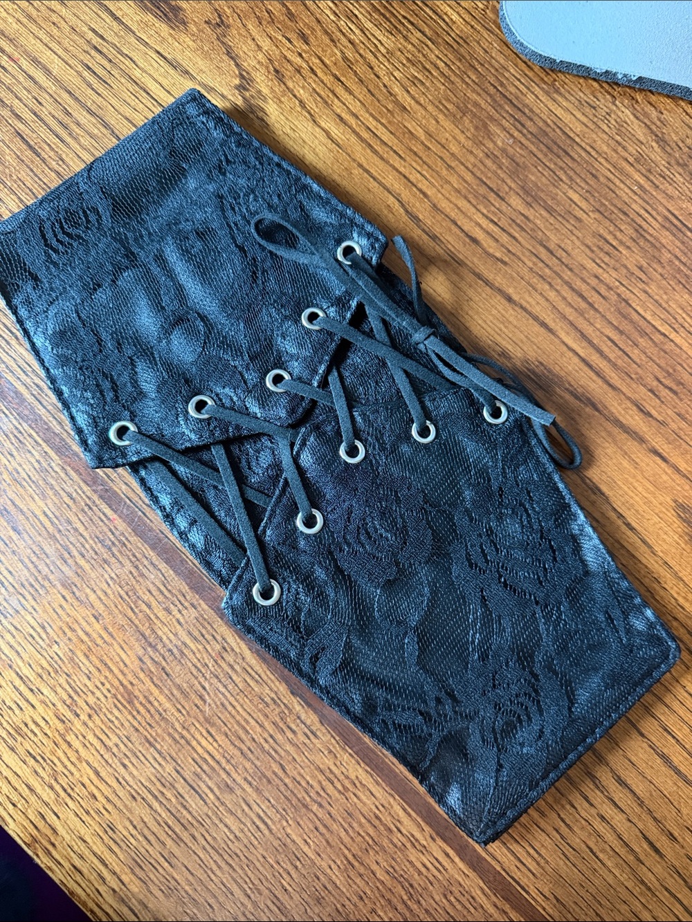 Corset Lace Wide Waist Stretch Belt - XS